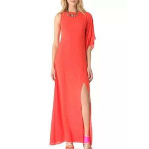 BCBGMAXAZRIA Janus Dress in Ponsetta, Size 8